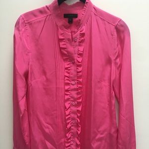 J.Crew ruffle blouse